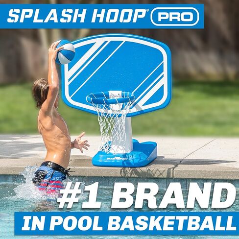 GoSports Splash Hoop Swimming Pool Basketball Game, Includes Poolside Water Basketball Hoop, 2 Balls and Pump – Choose Your Style in Kuwait