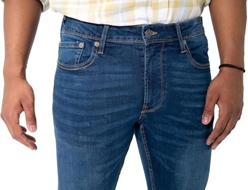RDL Skinny Jeans for Men - 5 Pocket Classic Denim Skinny Jeans Men in Kuwait