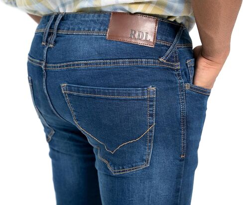 RDL Skinny Jeans for Men - 5 Pocket Classic Denim Skinny Jeans Men in Kuwait