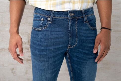 RDL Skinny Jeans for Men - 5 Pocket Classic Denim Skinny Jeans Men in Kuwait