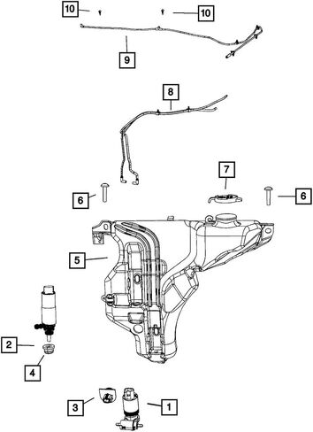 MOPAR 55079049AA WHANDSHIELD WASSHER in Saudi Arabia