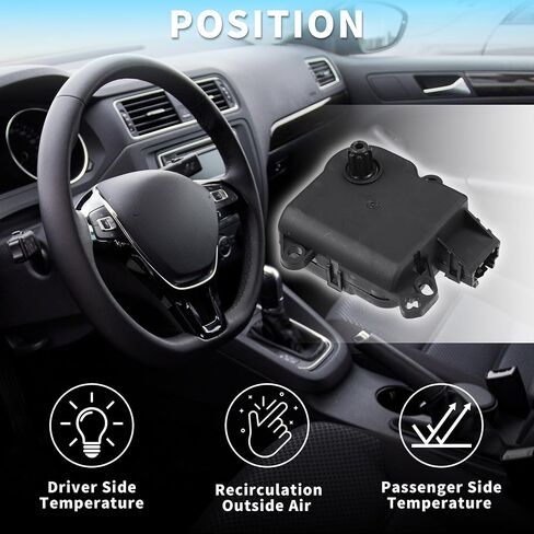 HVAC سخان مزيج AIR AIR AUTUARATOR استبدال FORD TAURUS DANENT NO.8G1Z19E616C | Air Door Actuator 2 PCS لـ Lincoln MKS in Saudi Arabia