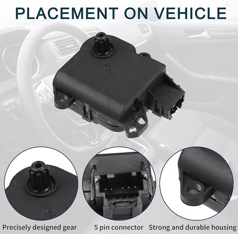 HVAC سخان مزيج AIR AIR AUTUARATOR استبدال FORD TAURUS DANENT NO.8G1Z19E616C | Air Door Actuator 2 PCS لـ Lincoln MKS in Saudi Arabia