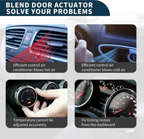 HVAC سخان مزيج AIR AIR AUTUARATOR استبدال FORD TAURUS DANENT NO.8G1Z19E616C | Air Door Actuator 2 PCS لـ Lincoln MKS in Saudi Arabia