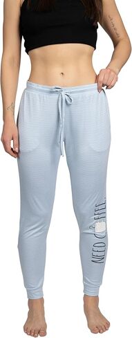 Rae Dunn Women's Jogger Pajama Pants with Pockets and Drawstring Made of Soft Fabric in Kuwait
