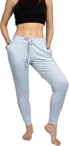 Rae Dunn Women's Jogger Pajama Pants with Pockets and Drawstring Made of Soft Fabric in Kuwait