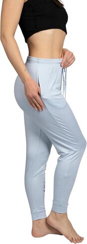 Rae Dunn Women's Jogger Pajama Pants with Pockets and Drawstring Made of Soft Fabric in Kuwait