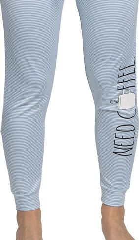 Rae Dunn Women's Jogger Pajama Pants with Pockets and Drawstring Made of Soft Fabric in Kuwait
