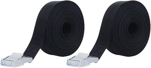 2 pcs 1 "× 9.8 'أحزمة انتقاد دراجة نارية على الأشرطة كاميرا مشوهة السحب الأشرطة شحنة الأشرطة مقطورة تأمين الأشرطة مع أبازيم in Saudi Arabia