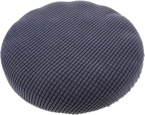 Alipis Elastic Round Stool Cover, Blue Polyester, 11.81 Inch, Easy to Install, Comfortable and Cushioned, Protective for Dining Room, Kitchen, Office, Bar Stool Covers, Round Chair Cushions in Saudi Arabia