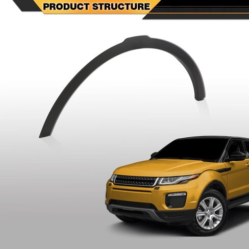 Left Side Front Fender Wheel Arch Molding Compatible with Land Rover Range Rover Evoque 2012-2017 LR044280, LR036053 in Saudi Arabia
