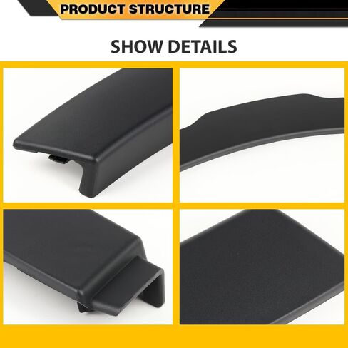 Left Side Front Fender Wheel Arch Molding Compatible with Land Rover Range Rover Evoque 2012-2017 LR044280, LR036053 in Saudi Arabia