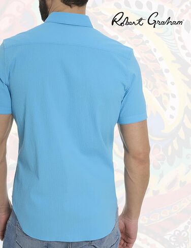 Robert Graham Men's Stetson Short Sleeve Woven Shirt in Saudi Arabia