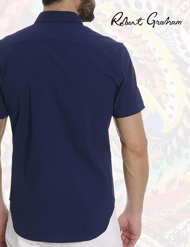 Robert Graham Men's Stetson Short Sleeve Woven Shirt in Saudi Arabia