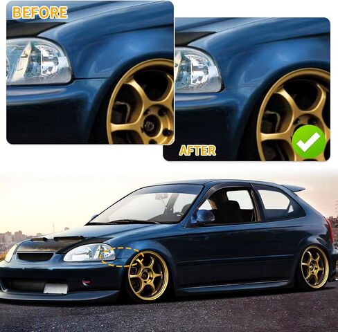 أدوات مصاعد المصد الأمامية والخلفية Autovic لـ Honda Civic Ek Hatchback in Saudi Arabia