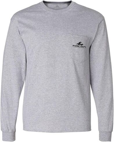Koloa Surf Classic Wave Long Sleeve Pocket Tees - Heavy Cotton T-Shirts S-5XL in Saudi Arabia