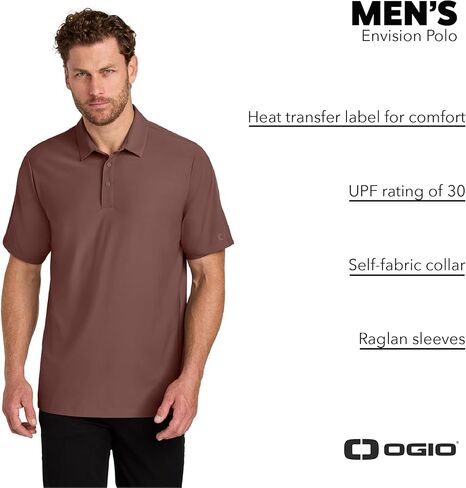 OGIO Unisex Envision Polo | Moisture Wicking Polo Shirt for Men & Women, Athletic Collared Shirt with UPF 30 Rating in Saudi Arabia