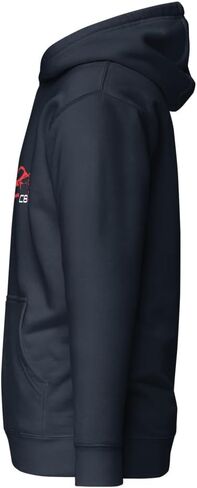 2024 Sports Car C8 hoodie for Vette Drivers Torch Red Minimalist Silhouette Custom Pullover in Saudi Arabia
