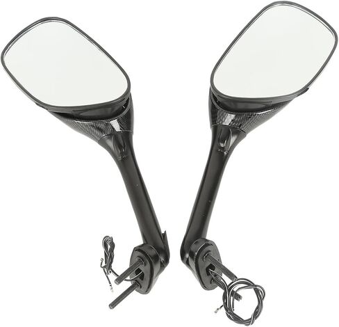TCT-MOTORPARTS Carbon Rear View Mirrors w/LED Turn Signal Fit For Suzuki GSXR1000 2005-2016; GSXR600/ GSXR750 2006-2024 in Saudi Arabia