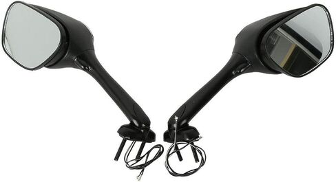 TCT-MOTORPARTS Carbon Rear View Mirrors w/LED Turn Signal Fit For Suzuki GSXR1000 2005-2016; GSXR600/ GSXR750 2006-2024 in Kuwait