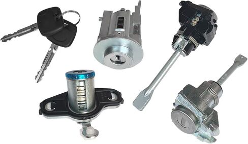 Ignition Switch Lock Cylinder, Ignition Door & Trunk Lock Cylinder Set Without Chip 2 Keys Fits for Toyota Corolla Matrix CE, LE, S 2003-2008, Replaces 69057 02130, 69057-02130 in Saudi Arabia