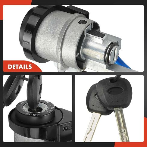 A-Premium Ignition Lock Cylinder with 2 keys Compatible with Kia Vehicles - Amanti 2007 2008 2009 in Saudi Arabia