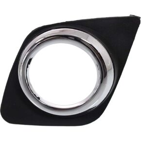 For Toyota RAV4 Fog Light Cover 2009 10 11 2012 Driver and Passenger Side Pair/Set | Black/Chrome | w/Fog Light Hole | Base/Sport Model | DOT Certified | TO1038129, TO1039129 | 521280R010, 521270R010 in Kuwait