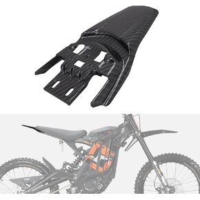 Motorcycle Rear Fender Mudguard for Surron Sur Ron Light Bee X/S Segway X260 X160 Electric Dirt Bike,Carbon Fiber Texture,PP Material in Kuwait