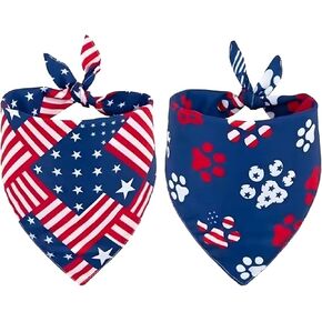 Halloween Dog Bandanas 2Pack, VIPITH Dog Scarf Holiday Dog Bandana Printed with Pumpkin Bat Ghost Halloween Decorations, Washable Triangle Dog Neckerchief Dog Bibs for Small to Large Dog in Kuwait