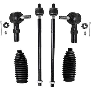 Detroit Axle - مجموعة قضبان التعادل الأمامية لتويوتا كامري سيينا أفالون سولارا ، لكزس ES300 ، 4 نهايات قضيب التعادل الداخلي والخارج in Kuwait