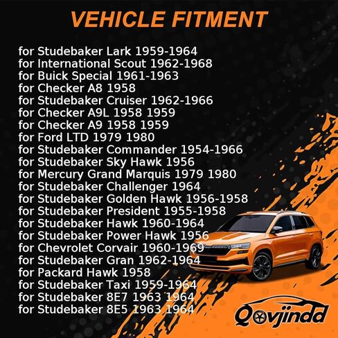 Front Drum Brake Wheel Cylinder Kit for Chevrolet Corvair 1960 1961 1962 1963 1964 1965 1966 1967 1968 1969 Replacement 535559, 0447635080, D9AZ2128A 1x in Kuwait