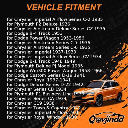 Front Drum Brake Wheel Cylinder Kit for Chrysler Airflow Series CU, C-1,Airstream Deluxe Series C-8, CZ 1934 1935 1936 1937 Replacement 1311039, 1311031 2PCS in Saudi Arabia