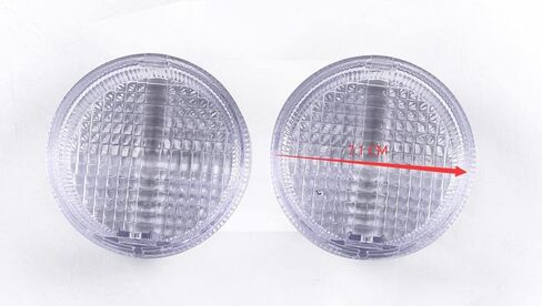 متوافق مع هوندا 2001-2009 Shadow Spirit ، 1998-2001 Shadow A.C.E. 1998-2003 Shadow Deluxe Turn Signal Lens Clear in Kuwait