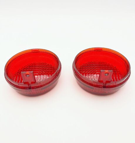متوافق مع هوندا 2001-2009 Shadow Spirit ، 1998-2001 Shadow A.C.E. 1998-2003 Shadow Deluxe Turn Signal Lens Clear in Kuwait