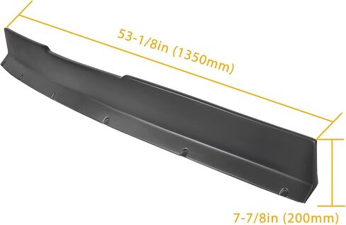 KUAFU Rear Spoiler Wing Compatible with 2010-2013 Chevrolet Camaro 2Door Coupe & Convertible Rear Trunk Lid Wing Spoiler Lip Black Plastic in Saudi Arabia