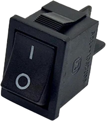 6A 250VAC KCD1-104 Rocker Switch 4pin On Off DPST 12V 220V Red Lamp Black Latching 15x21 Rocekr Switch(Red Lamp,ON-Off_NO Light) in Saudi Arabia