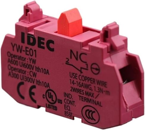 1pcs Applicable to Elevator Emergency Stop Button Switch YW-E01 YW-E10 YW1B-V Contact Normally Open Normally Closed(Type C) in Saudi Arabia