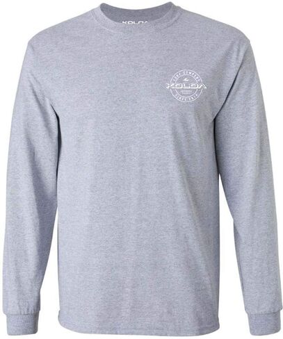 Koloa Surf Mens Wedge Logo Long Sleeve Heavy Cotton Tee in Reg, Big and Tall in Saudi Arabia