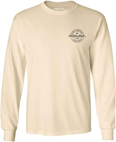 Koloa Surf Mens Wedge Logo Long Sleeve Heavy Cotton Tee in Reg, Big and Tall in Saudi Arabia