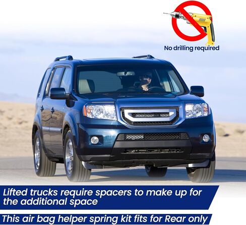 مجموعات تعليق أكياس الربيع الخلفية بديل لعام 2005-2012 Acura MDX ، 2005-2017 هوندا أوديسي ، 2005-2009 هوندا Pilot رقم OEM استبدال Airlift 60815 in Saudi Arabia