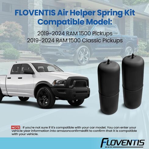 2PCS Air Superence Kit لعام 2019-2025 RAM 1500 REBEL 4WD و RAM 1500 قياسي RWD Pickups Car Air Beach Pring (7x60828HD) in Saudi Arabia
