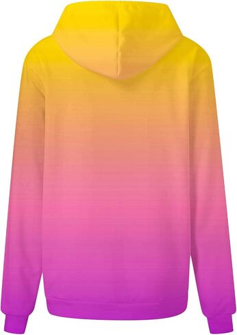 Hoodies for Women Y2k Pullover Fleece Sweaters Long Sleeve Hooded Sweatshirts with Pocket Fall Fashion 2025 in Saudi Arabia