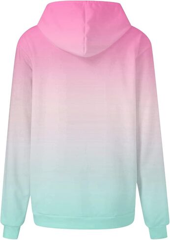 Hoodies for Women Y2k Pullover Fleece Sweaters Long Sleeve Hooded Sweatshirts with Pocket Fall Fashion 2025 in Saudi Arabia