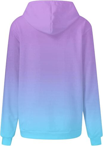Hoodies for Women Y2k Pullover Fleece Sweaters Long Sleeve Hooded Sweatshirts with Pocket Fall Fashion 2025 in Saudi Arabia