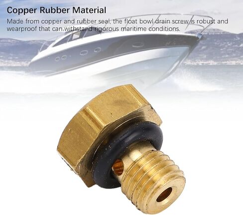 برغي تصريف وعاء الكربوهيدرات ، 6H3-14992-00 كربورات تصريف المكربن مع حلقة O لمدة 2T 40 50 60 75 إلى 90 حصان محرك خارجي in Kuwait