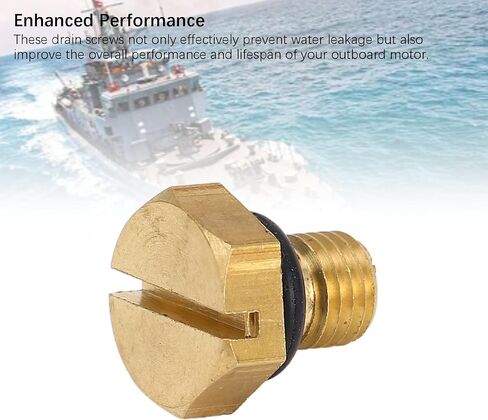 برغي تصريف وعاء الكربوهيدرات ، 6H3-14992-00 كربورات تصريف المكربن مع حلقة O لمدة 2T 40 50 60 75 إلى 90 حصان محرك خارجي in Kuwait