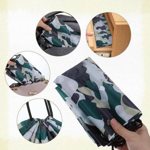 حقيبة سلسلة رسم حقيبة ظهر ، 2pcs كامو كيس الرباط خفيفة الوزن 13.8 × 16.5 بوصة ممولة مقاومة للماء البوليستر حزمة الحزب لصالح الأكياس الرياضة ل sackpack التخييم in Saudi Arabia