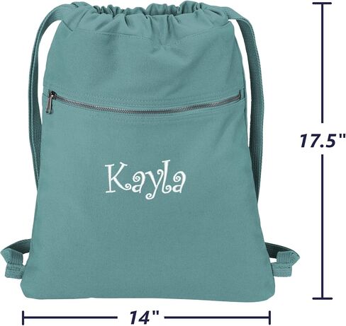 Personalized Beach Wash Cinch Pack, Drawstring Backpack Men Women, Monogrammed Name, Bridesmaid Gift, Blue Moon in Saudi Arabia