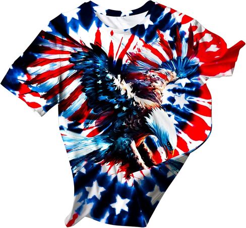 Kids Animal Tie Dye Shirt for Boys Girls Size 5-12 in Saudi Arabia