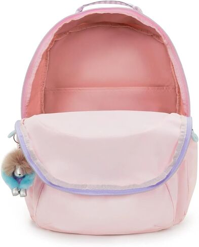 Kipling Seoul Extra Large Metallic 17 "Lackpack Propack Sea Pink Met C in Saudi Arabia